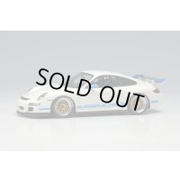 EIDOLON 1/43 Porsche 911 (997) GT3 RS 2007 (BBS LM Wheel) White / Blue Livery Limited 60 pcs.