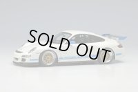 EIDOLON 1/43 Porsche 911 (997) GT3 RS 2007 (BBS LM Wheel) White / Blue Livery Limited 60 pcs.