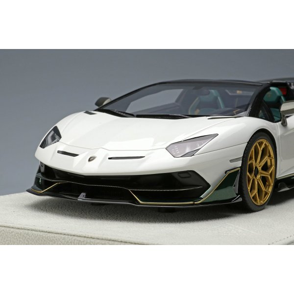 画像10: EIDOLON 1/18 Lamborghini Aventador SVJ Roadster 2020 Ad Personam 2 tone paint Pearl White / Verde Hydra Limited 100 pcs.