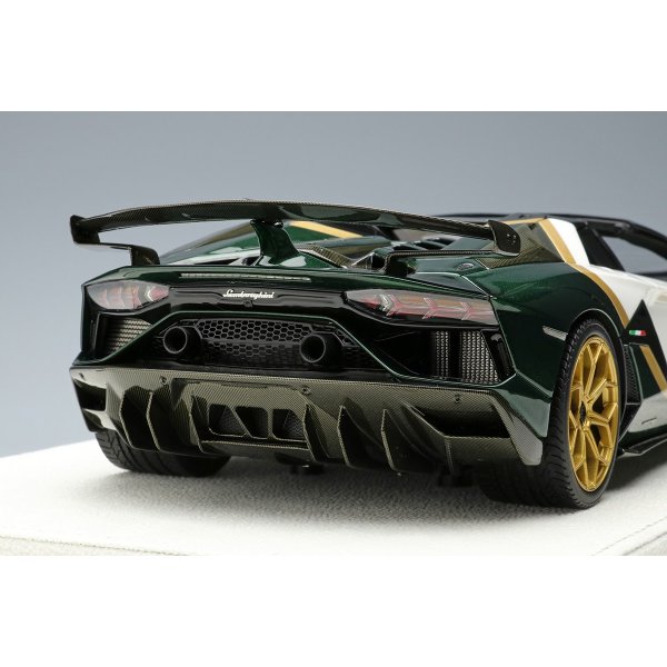 画像11: EIDOLON 1/18 Lamborghini Aventador SVJ Roadster 2020 Ad Personam 2 tone paint Pearl White / Verde Hydra Limited 100 pcs.