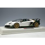 EIDOLON 1/18 Lamborghini Aventador SVJ Roadster 2020 Ad Personam 2 tone paint Pearl White / Verde Hydra Limited 100 pcs.