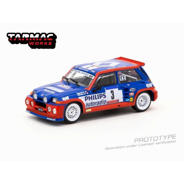 画像2: Tarmac Works 1/64 Renault 5 MAXI Turbo Tour de Corse Rallye de France 1985 Winner