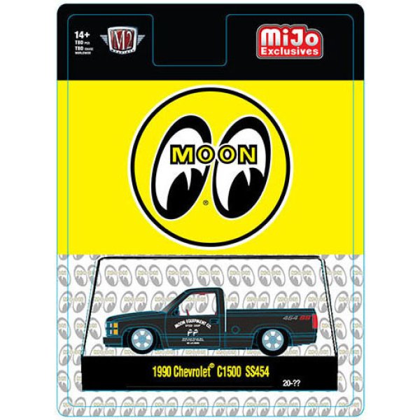 画像6: M2 Machines 1/64 1990 Chevrolet C1500 SS454 Matte Black MOON EQUIPMENT