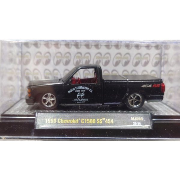 画像3: M2 Machines 1/64 1990 Chevrolet C1500 SS454 Matte Black MOON EQUIPMENT