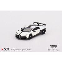 MINI GT 1/64 Bugatti Chiron Pursport White (LHD)
