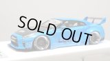 EIDOLON 1/43 LB WORKS R35 GT-R Type 1.5 (LB Shilhouette Wing) Azzurro Pearl Limited 32 pcs.