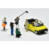 TOMYTEC 1/64 Diorama Collection 64 #Car Snap 11b TV Crew 2