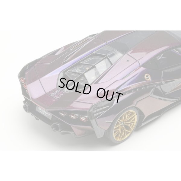 画像5: EIDOLON COLLECTION 1/43 Lamborghini Sian FKP 37 2019 Blu Hal (受注限定生産)