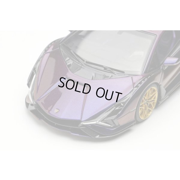 画像4: EIDOLON COLLECTION 1/43 Lamborghini Sian FKP 37 2019 Blu Hal (受注限定生産)