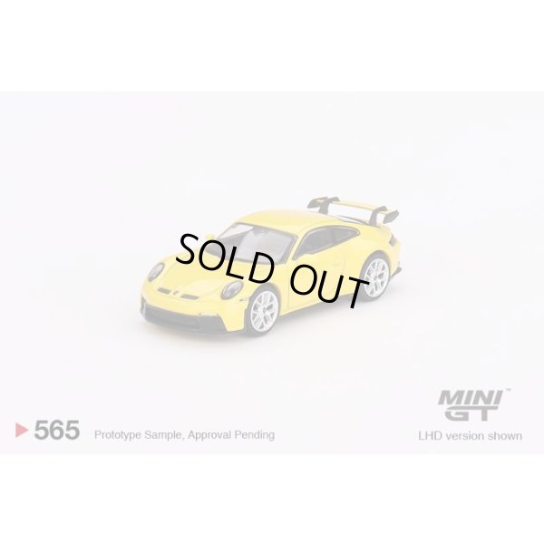 画像2: MINI GT 1/64 Porsche 911 (992) GT3 Racing Yellow (LHD)