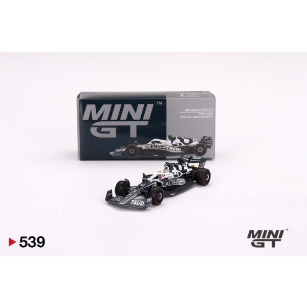 画像1: MINI GT 1/64 AlphaTauri F1 AT03 2022 #10 Abu Dhabi Grand Prix Pierre Gasly