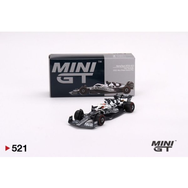 画像1: MINI GT 1/64 AlphaTauri F1 AT03 2022 #22 Abu Dhabi Grand Prix 角田裕毅