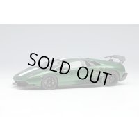 EIDOLON 1/43 Lamborghini Murcilago LP670-4 Super Veloce 2009 Verde Hermes / VB Stripe Limited 40 pcs.