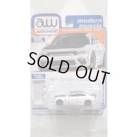auto world 1/64 2021 Dodge Charger White Knuckle/Black