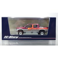 Hi Story 1/43 NISSAN DATSUN 4WD Double Cab AD (1985) Dark Red M/Silver M Two Tone