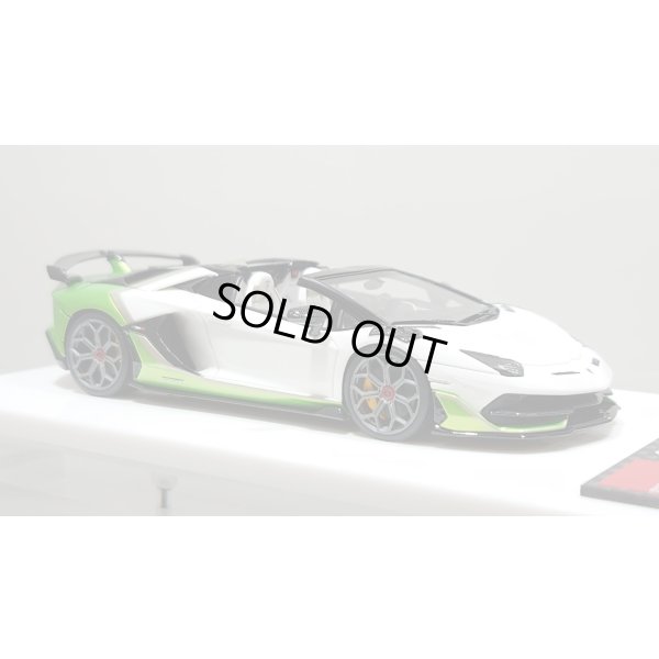 画像5: EIDOLON 1/43 Lamborghini Aventador SVJ Roadster 2020 2 tone paint Pearl White / Giallo Verde Pearl Limited 35 pcs.