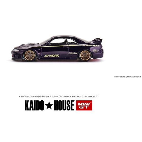 画像2: MINI GT 1/64 Nissan Skyline GT-R R33 Kaido Works V1 (RHD)