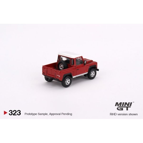 画像3: MINI GT 1/64 Land Rover Defender 90 Pickup Masai Red (RHD)