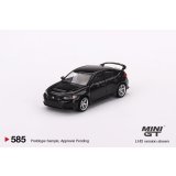 MINI GT 1/64 Honda Civic Type R 2023 Crystal Black Pearl W/ Advan GT Wheel (RHD)