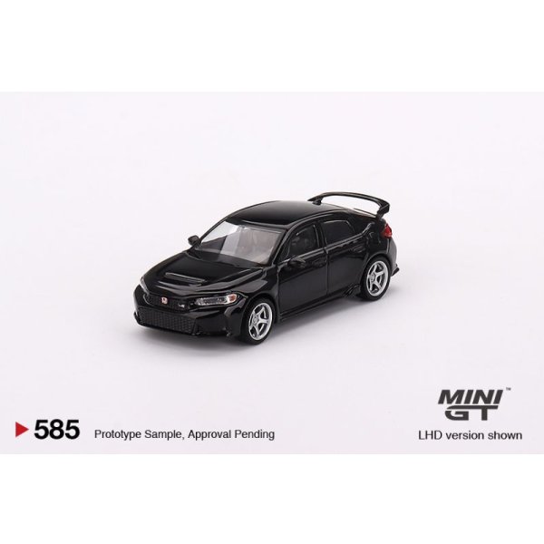 画像1: MINI GT 1/64 Honda Civic Type R 2023 Crystal Black Pearl W/ Advan GT Wheel (RHD)