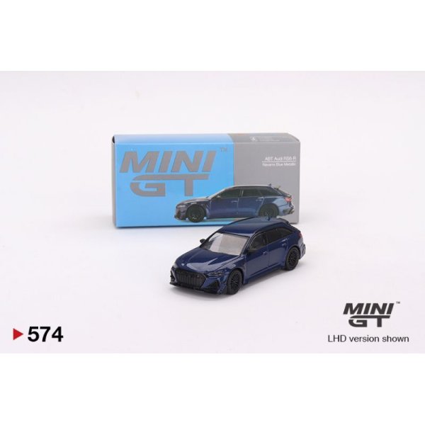画像1: MINI GT 1/64 Audi ABT RS6-R Navarra Blue Metallic (LHD)