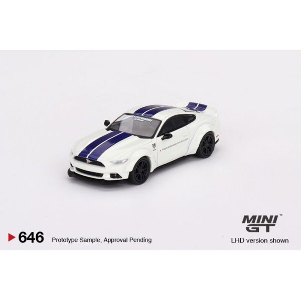 画像1: MINI GT 1/64 LB★WORKS Ford Mustang White (RHD)