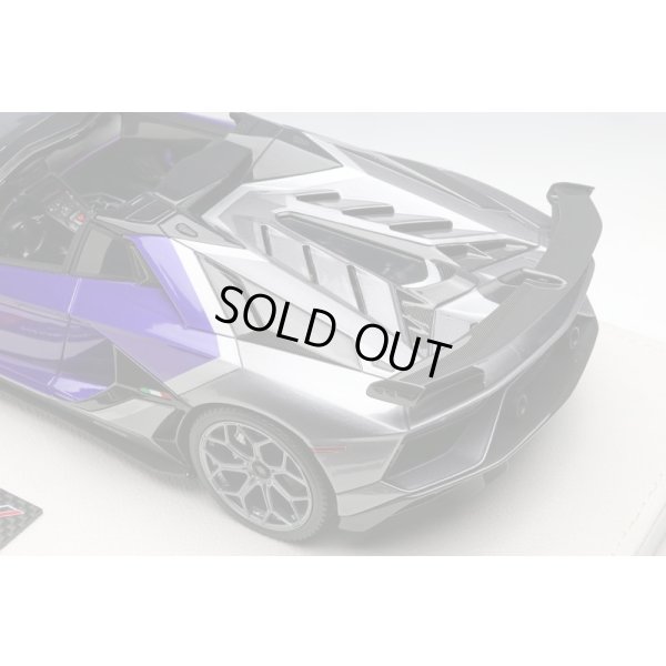 画像7: EIDOLON 1/18 Lamborghini Aventador SVJ Roadster 2020 Ad Personam 2 tone paint Viola Hestia / Grigiolynx Limited 100 pcs.
