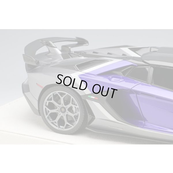 画像9: EIDOLON 1/18 Lamborghini Aventador SVJ Roadster 2020 Ad Personam 2 tone paint Viola Hestia / Grigiolynx Limited 100 pcs.