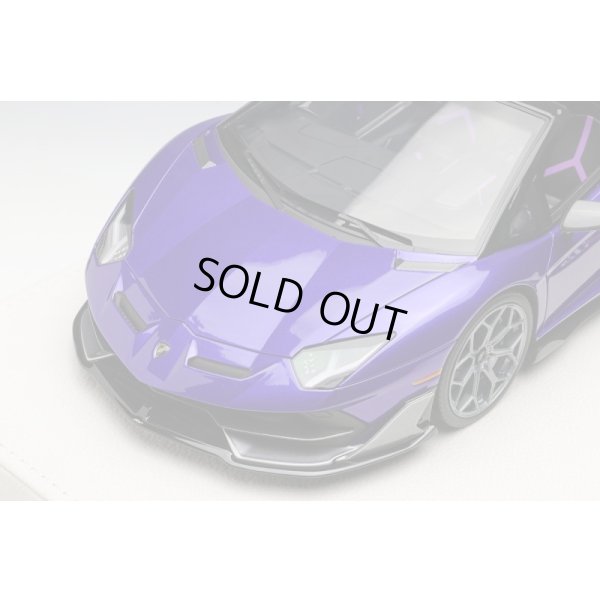 画像6: EIDOLON 1/18 Lamborghini Aventador SVJ Roadster 2020 Ad Personam 2 tone paint Viola Hestia / Grigiolynx Limited 100 pcs.