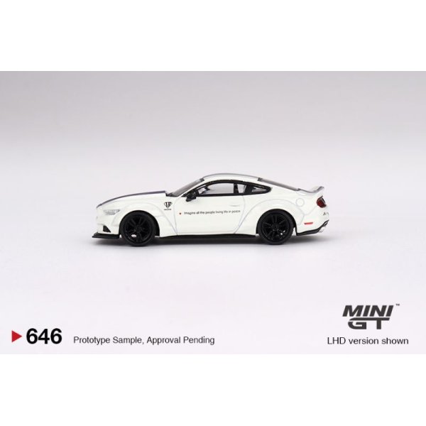 画像3: MINI GT 1/64 LB★WORKS Ford Mustang White (RHD)