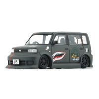 BM Creations 1/64 Toyota 2000 bB Matt Green P40 Tiger Pattern (RHD)