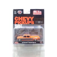 M2 Machines 1/64 1973 Chevrolet Cheyenne Super 30 Orange/Black