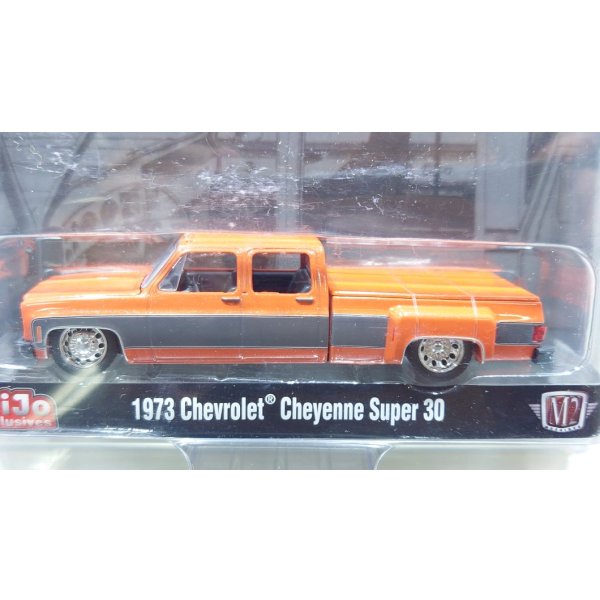 画像3: M2 Machines 1/64 1973 Chevrolet Cheyenne Super 30 Orange/Black