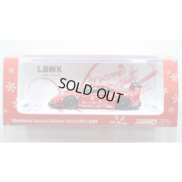 画像1: INNO Models 1/64 LB-WORKS F40 2023 クリスマス限定モデル
