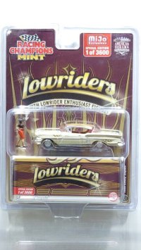 JOHNNY LIGHTNING 1/64 1958 Chevy Impala Lowrider Beige with Lowrider Enthusiast Figure