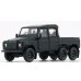画像1: BM Creations 1/64 Land Rover Defender 110 Pickup 6x6 2016 with Accessories Matte Black RHD (1)