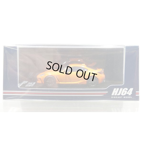 画像1: Hobby JAPAN 1/64 Toyota GR86 RZ 10th Anniversary Limited Flame Orange 純正オプションリアスポイラー 