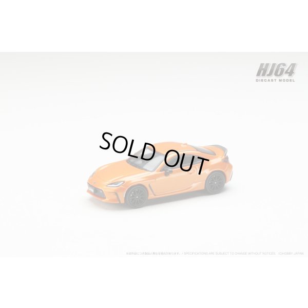 画像2: Hobby JAPAN 1/64 Toyota GR86 RZ 10th Anniversary Limited Flame Orange 純正オプションリアスポイラー 