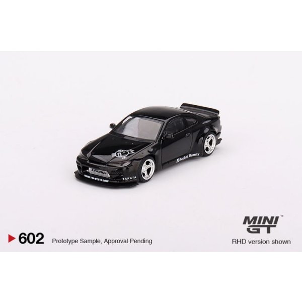 画像2: MINI GT 1/64 Rocket Bunny Nissan Silvia (S15) Black Pearl (RHD) [Blister Package]