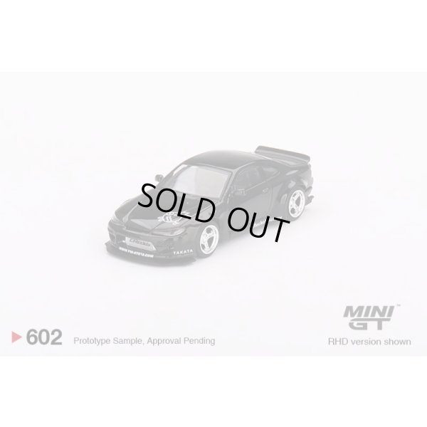 画像2: MINI GT 1/64 Rocket Bunny Nissan Silvia (S15) Black Pearl (RHD) [Blister Package]