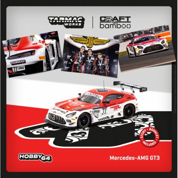画像4: Tarmac Works 1/64 Mercedes-AMG GT3 Indianapolis 8 Hour 2022 Winner Craft-Bamboo Racing