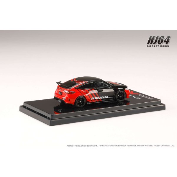 画像3: Hobby JAPAN 1/64 Honda CIVIC TYPE R (FL5) YOKOHAMA ADVAN COLOR (Custom Color Version)