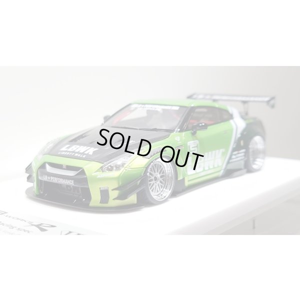 画像9: EIDOLON 1/43 LB WORKS GT-R Type 2 Racing spec Giallo Verde Pearl and Dark Green Tow-tone color Limited 35 pcs.