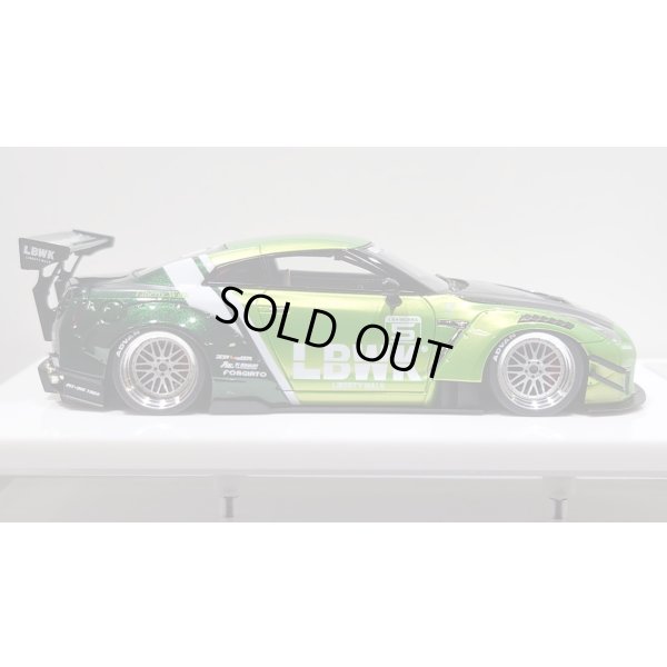 画像6: EIDOLON 1/43 LB WORKS GT-R Type 2 Racing spec Giallo Verde Pearl and Dark Green Tow-tone color Limited 35 pcs.