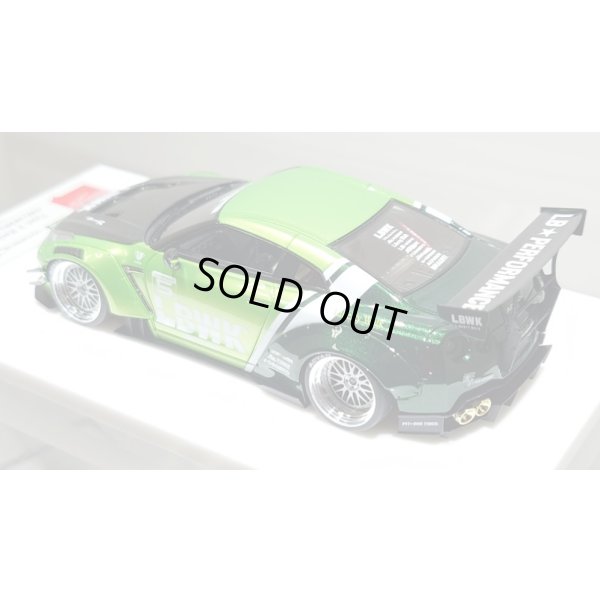 画像12: EIDOLON 1/43 LB WORKS GT-R Type 2 Racing spec Giallo Verde Pearl and Dark Green Tow-tone color Limited 35 pcs.