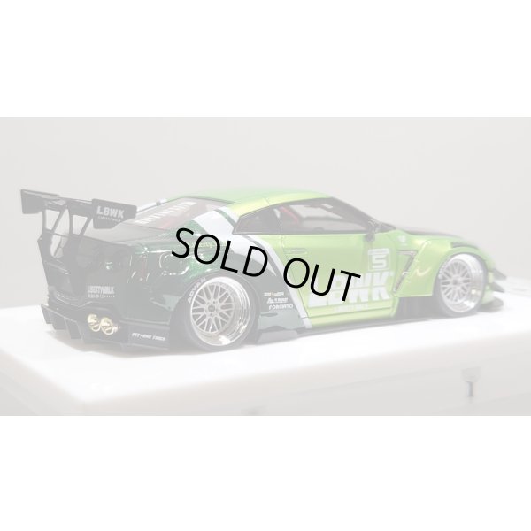 画像7: EIDOLON 1/43 LB WORKS GT-R Type 2 Racing spec Giallo Verde Pearl and Dark Green Tow-tone color Limited 35 pcs.