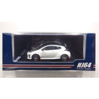 Hobby JAPAN 1/64 Toyota GRMN YARIS Rally Package GR Parts Platinum White Pearl Mica