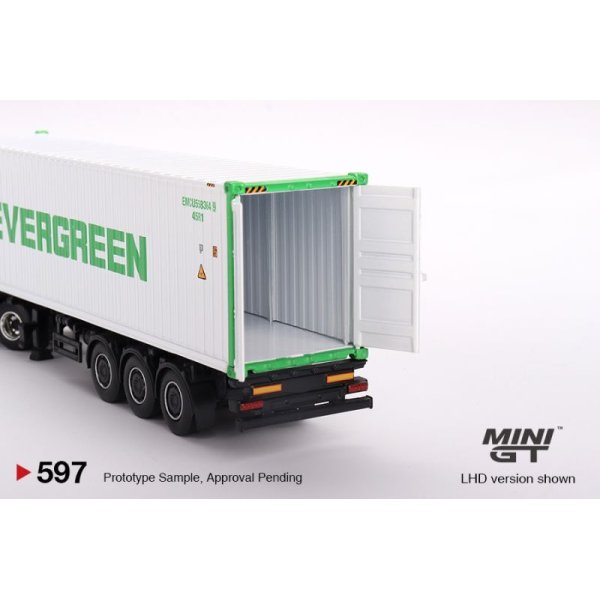 画像5: MINI GT 1/64 Western Star 49X 40ft Reefer Container "Evergreen" (LHD)