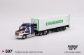 MINI GT 1/64 Western Star 49X 40ft Reefer Container "Evergreen" (LHD)