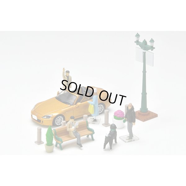 画像1: TOMYTEC 1/64 Diorama Collection 64 #Car Snap 22a 都会の街角2